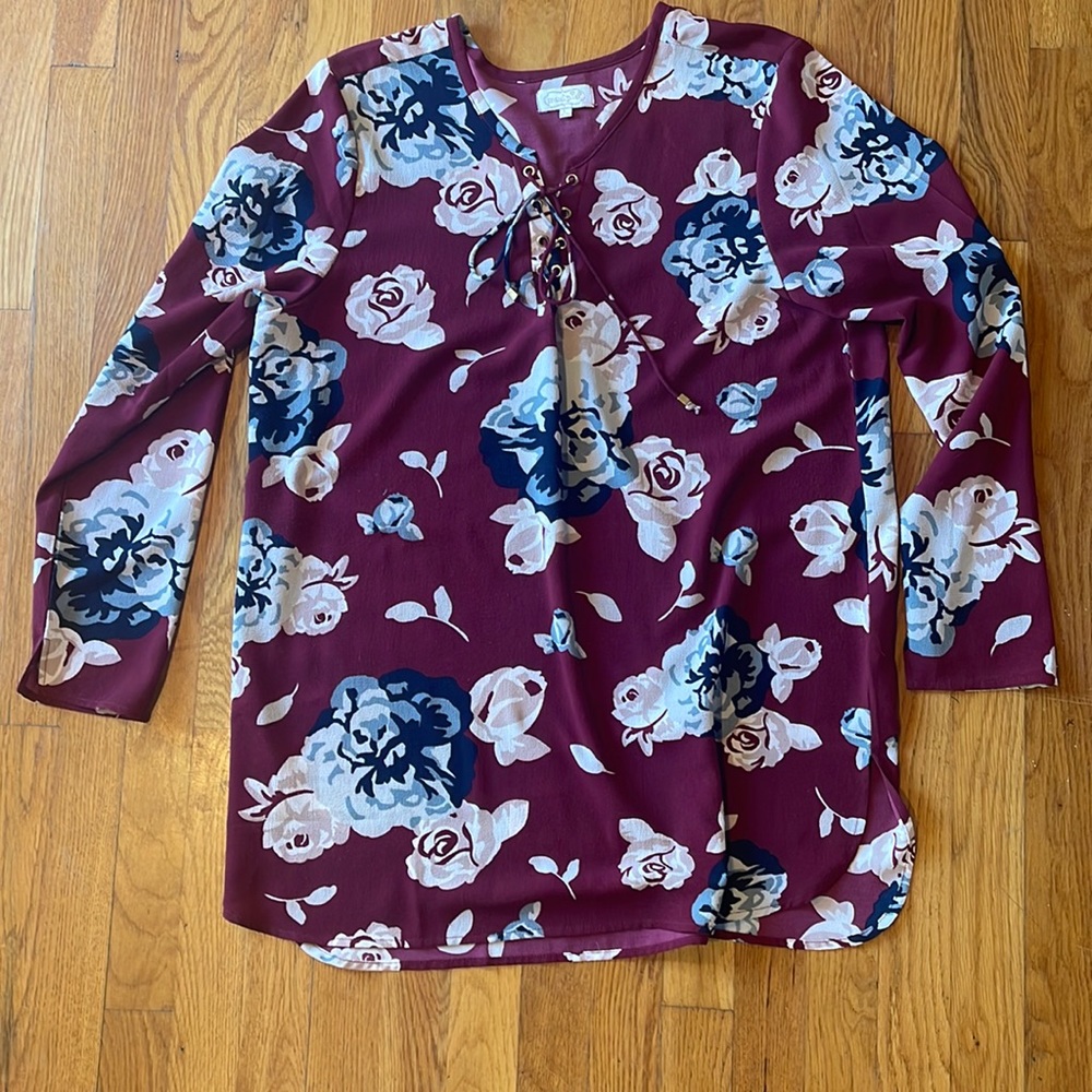 Mudpie Floral Top Size L